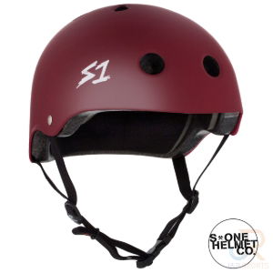 S1 LIFER HELMET - MATT MAROON - XL 22.5" (57.2cm)