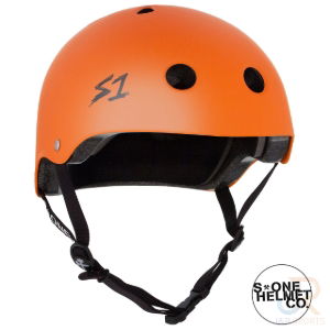 S1 LIFER HELMET - MATT ORANGE - MED 21.5" (54.6cm)