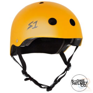 S1 LIFER HELMET - MATT YELLOW - MED 21.5" (54.6cm)