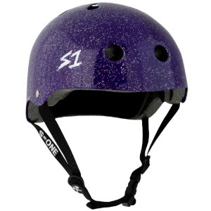 S1 LIFER HELMET - PURPLE GLOSS GLITTER - XL 22.5" (57.2cm)