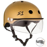 S1 LIFER VISOR HELMET - GOLD GLITTER. XL 22.5" (57.2cm)