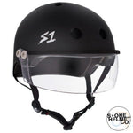 S1 LIFER VISOR HELMET - MATT BLACK. LGE 22" (55.9cm)