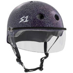 S1 LIFER VISOR HELMET - PURPLE GLITTER - LGE 22" (55.9cm)