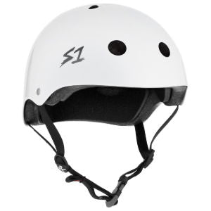 S1 MEGA LIFER HELMET - WHITE GLOSS - XL 24.5" (62.2cm)