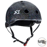 S1 MINI LIFER HELMET - BLK GLOSS GLITTER - XL 20.5" (52cm)