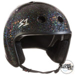 S1 RETRO LIFER HELMET - BLACK GLITTER - MED 21.5" (54.6cm)
