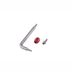 Sram Spare - Disc Brake Spare Lever Hydraulic Disc Brake Hose Fitting KitIncludes 50 Threaded HoseBarbs 50 Red Comp Fittings, 1 T8TORX) Qty 50: