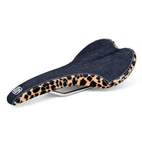 R-Series Saddle - Denim/LeopardHollow cro-mo rails.Various colours.