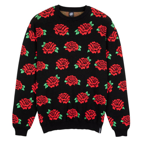 Santa Cruz -  Dressen Rose Knit Crewneck (skatewear)