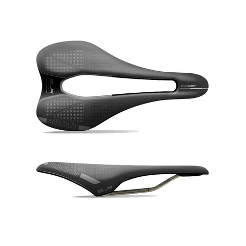 Selle Italia SLR Boost TI316 Superflow Saddle: BLACK S3