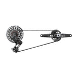 SRAM X0 T-Type Eagle Transmission AXS Groupset (Rd W/Battery/Charger/Cord, Ec Pod Ult, Fc X0 Q174 55mm Chainline DUB MTB Wide DM 32T CR W/2 Guards, Cn 126L, Cs Xs-1295 10-52T) V2:  170MM