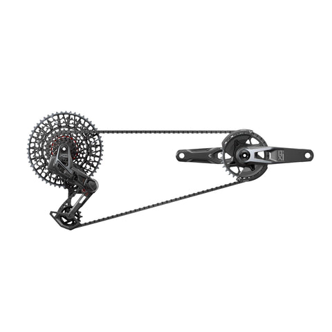 SRAM X0 T-Type Eagle Transmission AXS Groupset (Rd W/Battery/Charger/Cord, Ec Pod Ult, Fc X0 Q174 55mm Chainline DUB MTB Wide DM 32T CR W/2 Guards, Cn 126L, Cs Xs-1295 10-52T) V2:  170MM