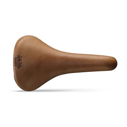 Selle Italia Turbo Racer Vintage Saddle: LIGHT BROWN L1