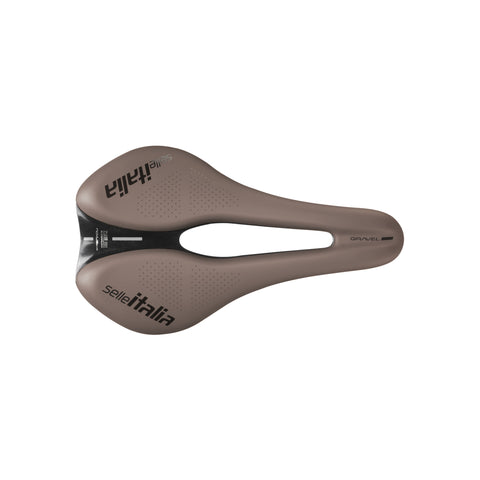 Selle Italia Novus Boost Evo TM Superflow Gravel Saddle: MUD BROWN L3