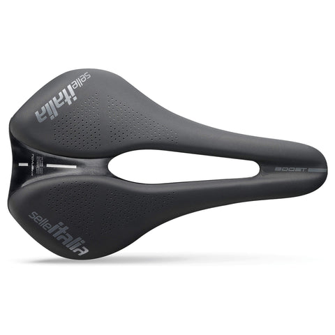 Selle Italia Max Novus Evo Boost TI316 Superflow Saddle: BLACK/BLACK L3