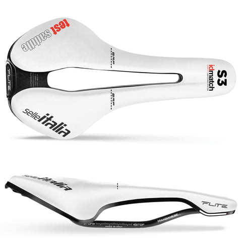 Selle Italia Flite Boost TM Superflow Test Saddle: WHITE S3