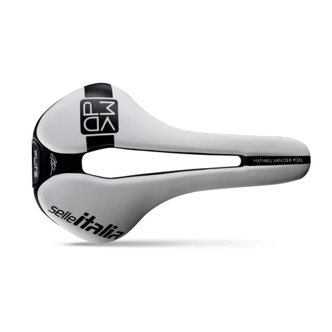 Selle Italia Flite Boost Kit Carbonio Superflow MVDP Edition Saddle: WHITE/BLACK L3
