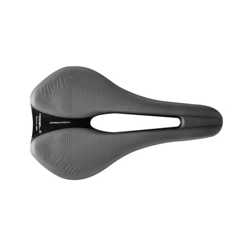 Selle Italia Model-X Green Comfort Plus Superflow Black Edition Saddle: BLACK L3