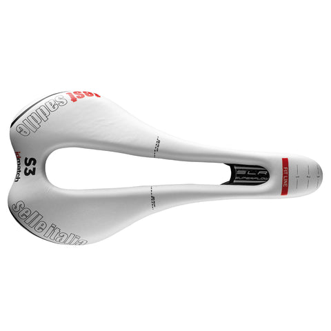 Selle Italia SLR TM Superflow Test Saddle: WHITE L3