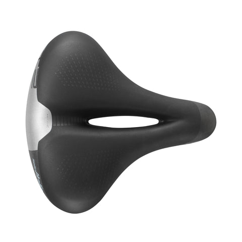 Selle Italia T2 Flow Commuter Saddle: BLACK L2