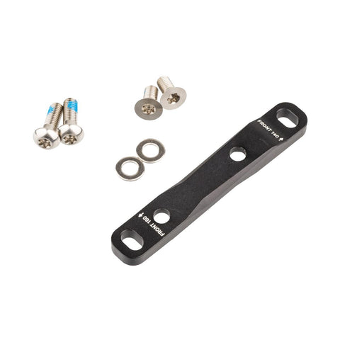 SRAM FLAT MOUNT BRACKET FRONT - 0F/20F (FRONT 140/FRONT 160) INCLUDES 2 STAINLESS BRACKET & CALIPER MOUNTING BOLTS: