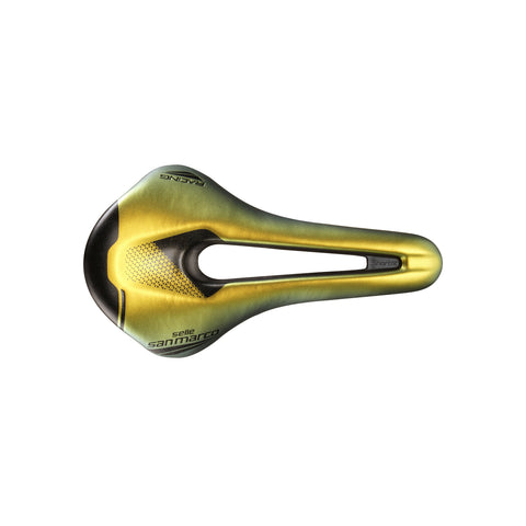 Selle San Marco Shortfit 2.0 Racing Saddle: IRIDESCENT GOLD L3