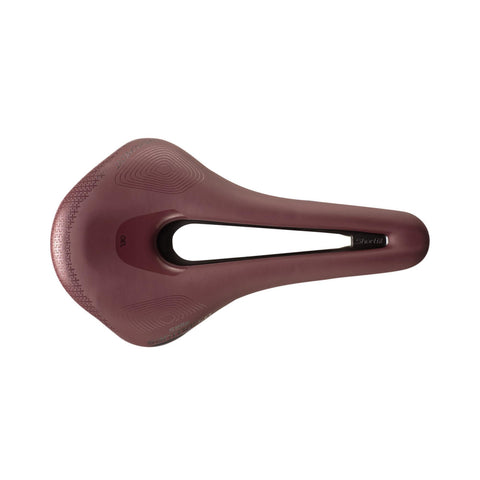 Selle San Marco Shortfit 2.0 Supercomfort Racing Saddle: BRICK RED WIDE (L3)