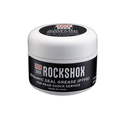 SRAM Grease - Rockshox Dynamic Seal Grease (PTFE) 1oz - Recommended for Service of Rear Shocks: