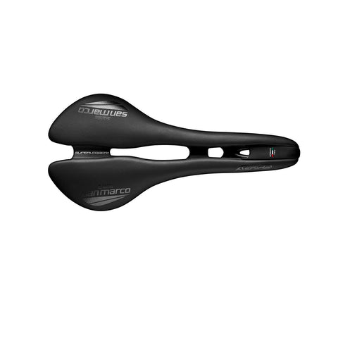 Selle San Marco Aspide Superleggera Saddle: BLACK/BLACK WIDE (L2)