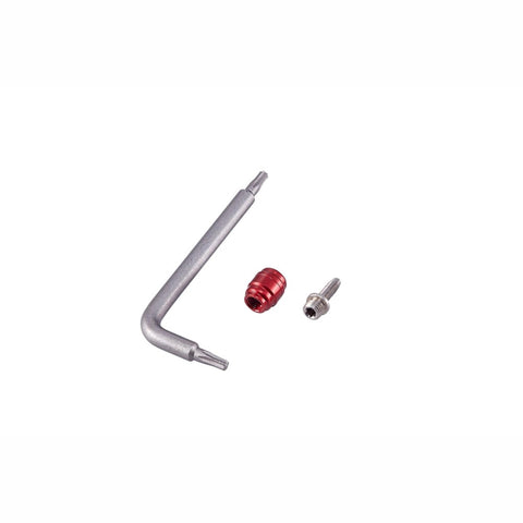 Sram Spare - Disc Brake Spare Lever Hydraulic Disc Brake Hose Fitting Kit Includes 1 Threaded HoseBarb, 1 Red Comp Fitting) Qty 1 -Stealthamajig: BLACK