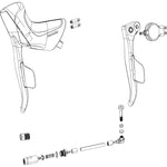 SRAM SPARE - ED EXHANGE KIT SHIFTER AND BRAKE FORCE ETAP AXS DISC RIGHT (INCLUDING HOOD):