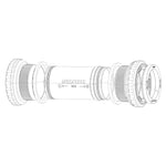 SRAM Spare - Bottom Bracket DUB Spacer Kit MTB/Road V3 (Including 2.0, 4.5, 5, 6.0, 6.5, 7.5, 8.5, 9.0, 10.5 & 2 Pieces of 2.5, 3.0, 5.5mm) & 2 Standard BSA 68 Al Spacers: