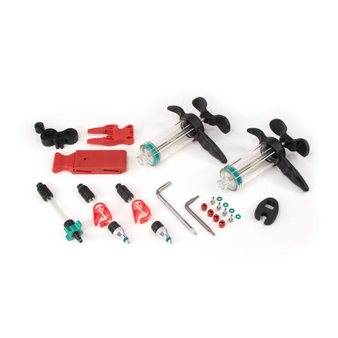 SRAM Pro Mineral Oil Bleed Kit (Includes 2 Premium Syringes,M4 Fittings, Bleed Blocks, Torx Tool, Crowfoot, Bleeding Edge Fitting) - DB8/Maven:  INCLUDES MAXIMA MINE