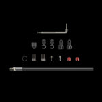SRAM Spare - Disc Brake Hydraulic Hose Kit - Threaded Inline Crimp -2000Mmblk (Inc. Crimp & Fittings) - Elixir 5/7/9/R/CR/X0,Guide RSC (A1),Guide R/RS (A1),DB5,Level Tl: BLACK 2000MM