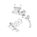 SRAM Spare - Disc Brake Caliper Assembly - (Assembled, No Hose) - G2 Ult (A2): GLOSS BLACK ANODIZED
