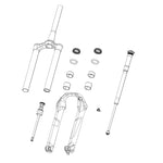 RockShox Fork Spring Dual Position Air Assembly - 27.5/29 (Includes Top Cap, Knob, Air Piston, Shaft Bolt) - Zeb A1+ (2021+):  180MM