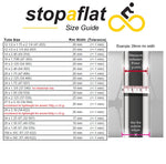 STOP-A-FLAT stop a flat PUNCTURE PROOF INNER TUBES