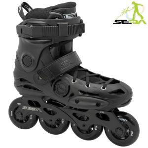 SEBA E3 J - BLACK - SIZE 35-37