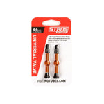 Stans NoTubes - VALVE STEM PAIR UNI AL PRESTA 44MM ORANGE