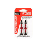 Stans NoTubes - VALVE STEM PAIR UNI AL PRESTA 44MM RED