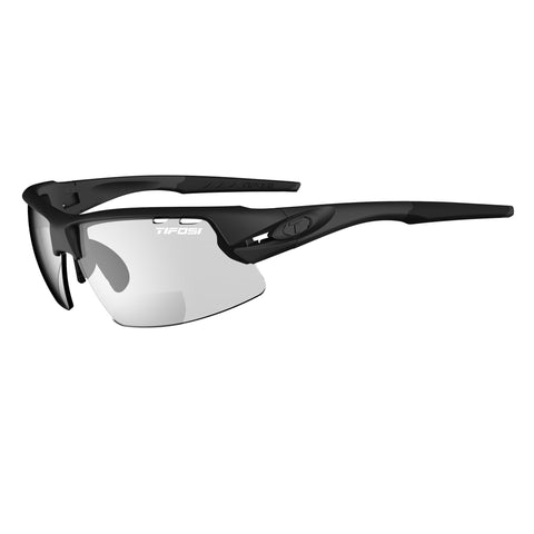 TIFOSI CRIT FOTOTEC LIGHT NIGHT READERS +1.5 SINGLE LENS EYEWEAR: BLACKOUT