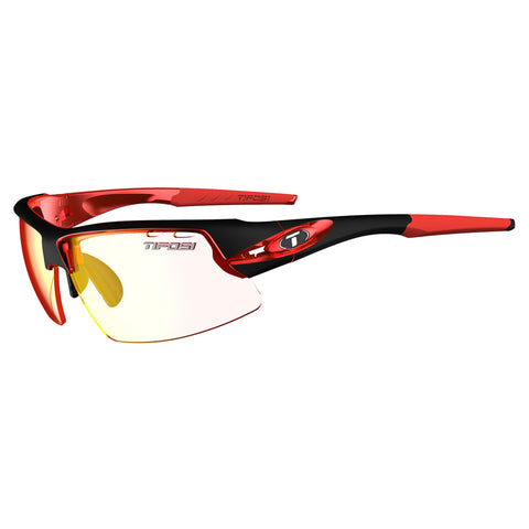 Tifosi Crit Clarion Fototec Single Lens Sunglasses - Limited Edition 2022: BLACK/RED