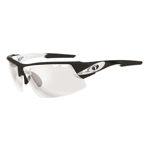 Tifosi Crit Crystal Black Fototec Light Night Lens Sunglasses 2018: CRYSTAL BLACK