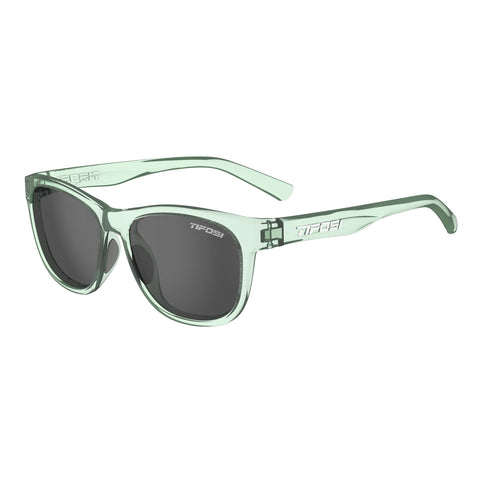 Tifosi Swank Single Lens Sunglasses 2020: BOTTLE GREEN/SMOKE