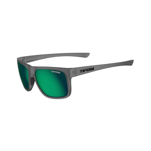 Tifosi Swick Polarised Single Lens Eyewear 2023: SATIN VAPOR EMERALD POLARIZED