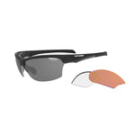 Tifosi Intense Interchangable Lens Sunglasses 2018: MATTE BLACK