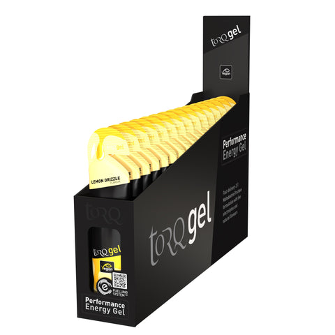 TORQ ENERGY GEL (15X 45G): LEMON DRIZZLE