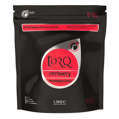 TORQ RECOVERY DRINK (1 X 1.5KG): STRAWBERRIES & CREAM