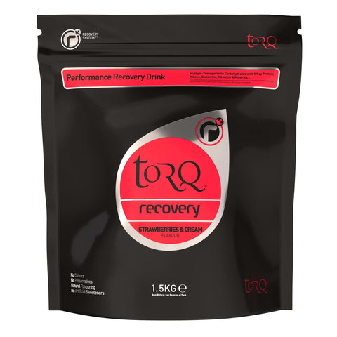 TORQ Recovery Drink (1 x 1.5kg): STRAWBERRIES & CREAM