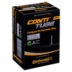 Continental Compact Tube Wide Hermetic Plus - Schrader 40mm Valve: BLACK 24X2.00-2.40"